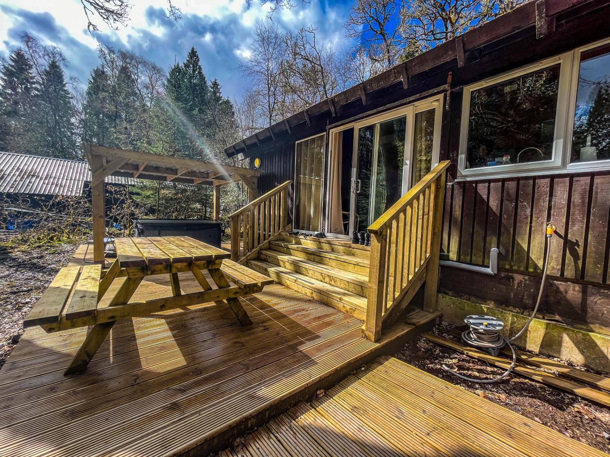 Loch Aweside Forest Cabins Dalavich Rum bild